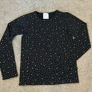 Zara kids long sleeve sequin shirt